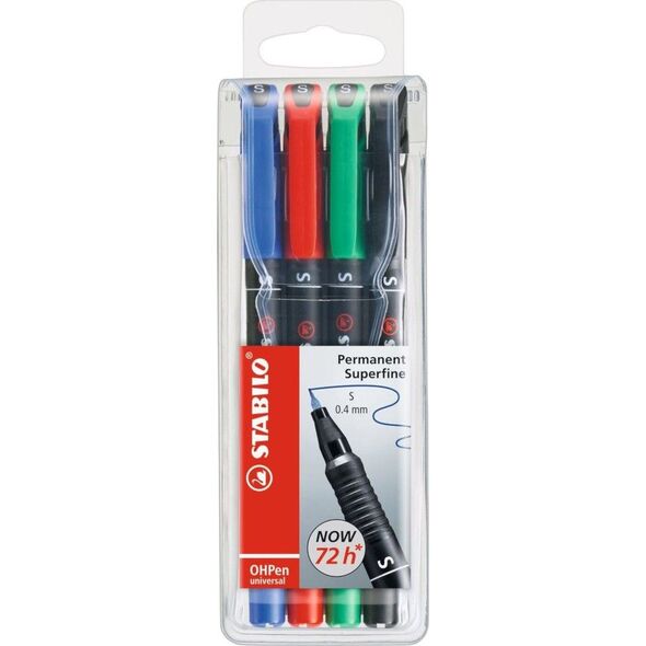 Stabilo Foliopis Stabilo Ohpen 0,4 mm (841/4) 837939 4006381115049