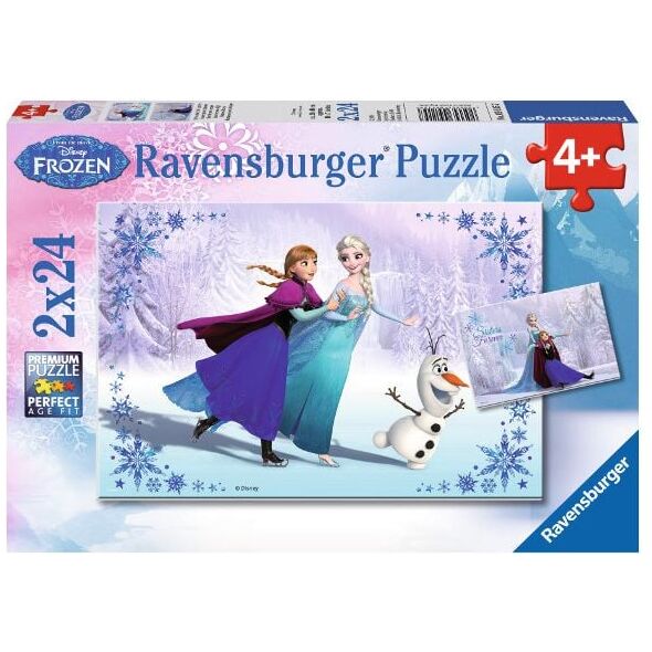 Ravensburger RAVEN. 2X24 EL. Frozen siostry - 091157 793324 4005556091157