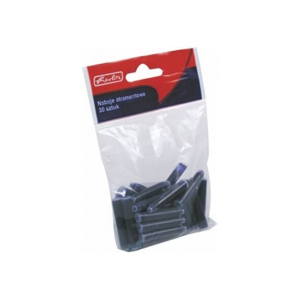 Herlitz NABOJE DO PIÓR NIEBIESKIE HER PBH 30SZT (0009562133) 825787 5901389562132