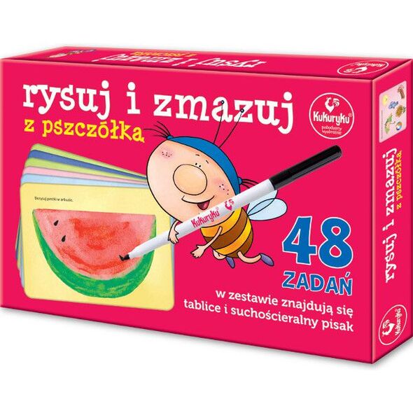 Promatek PROMATEK Rysuj i zmazuj z Pszczółką - 1984 799433 5901738561984