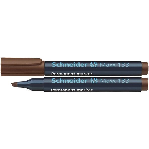 Schneider Marker permanentny SCHNEIDER Maxx 133, ścięty, 1-4 mm, brązowy (4004675038616) 859863 4004675038616