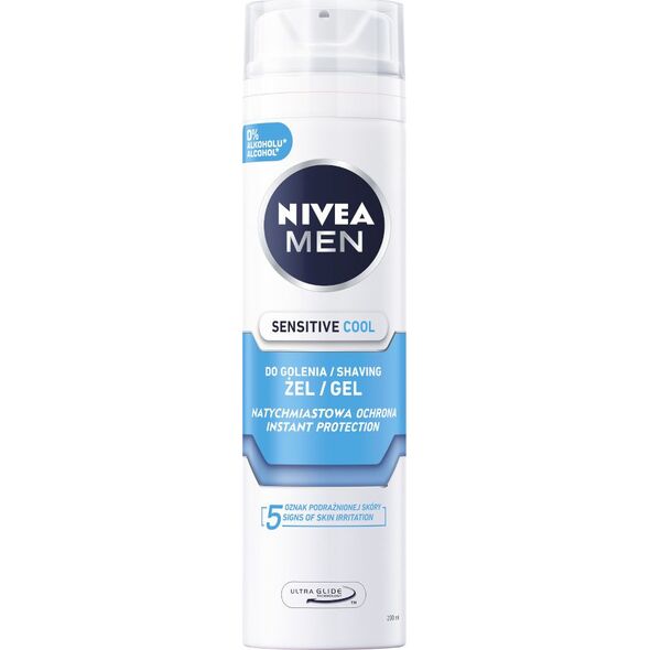 Nivea MEN Żel do golenia SENSITIVE COOL 200 ml 893531 5900017065434