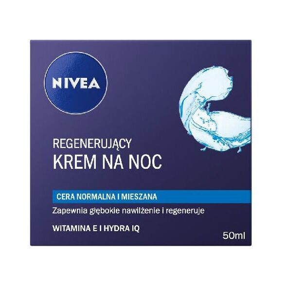 Nivea Krem na noc regenerujący do cery normalnej i mieszanej 50ml 897847 4005800097591