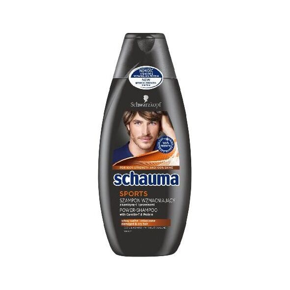 Schauma Szampon do włosów Sports For Men 400ml 901603 9000100860246