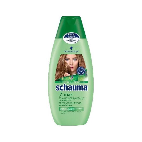 Schauma Szampon do włosów 7 Herbs 400 ml 901605 3838824086750