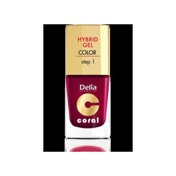 Delia Coral Hybrid Gel Emalia do paznokci nr 12 bordowy 11ml 887431 5901350458082