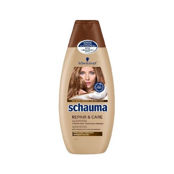 Schwarzkopf Schauma Szampon do włosów Repair & Care 400 ml 894014 3838824138923