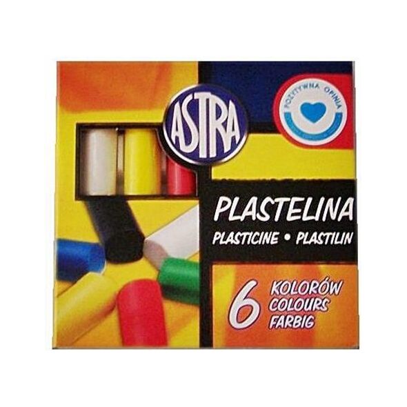 Bertus Plastelina 6 kolorów 1011442 5900263030071