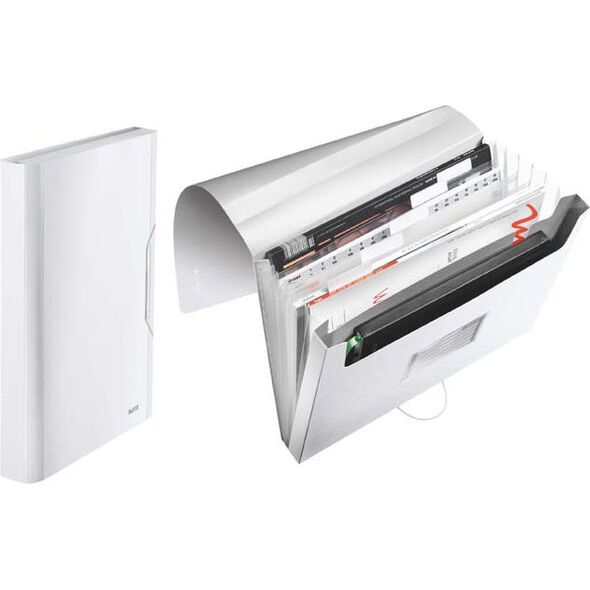 Leitz TECZKA Z 6 PRZEGRÓDKAMI BIAŁY (39570004) 951669 4002432566211