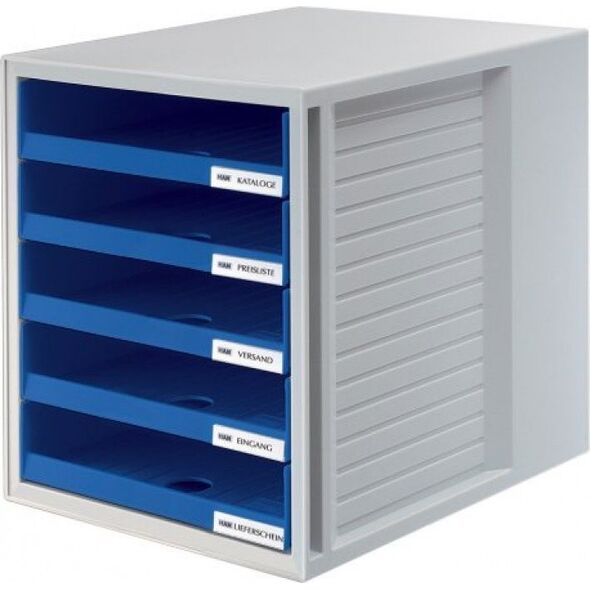HAN ZESTAW 5 SZUFLADEK HAN CABINETSET, POLISTYREN, A4, OTWARTE, NIEBIESKI HN140114-10 956485 4012473140196