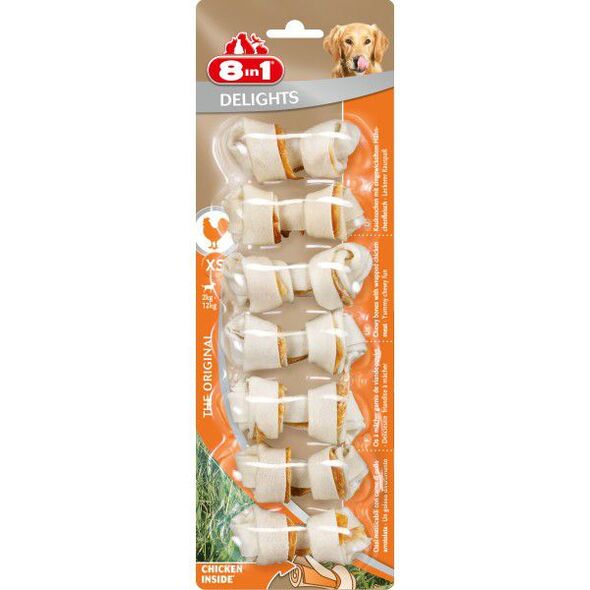 8in1 Przysmak 8in1 Delights Bones XS 7 szt. 1104240 4048422102373