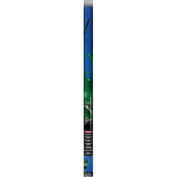 Zolux Tło akwariowe dwustronne 60 x 120 cm - rośliny skała/niebieskie 1120485 3336023548692