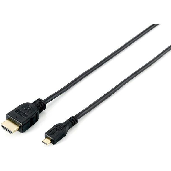 Kabel Equip HDMI Micro - HDMI 1m czarny (119309) 1200836 4015867170625