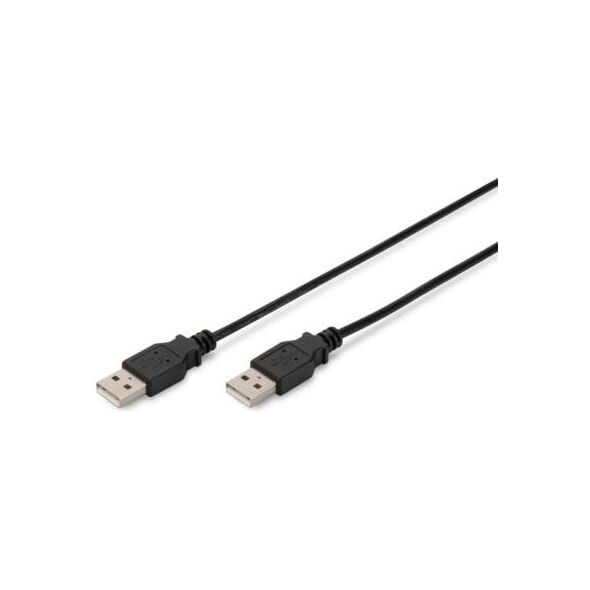Kabel USB Digitus USB-A - USB-A 5 m Czarny (AK-300101-050-S) 1206441 4016032282617