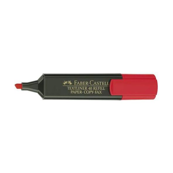 Faber-Castell Zakreślacz czerwony 1238203 4005401011583