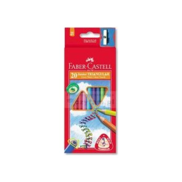 Faber-Castell Kredki Junior Grip 20 kolorĂłw 1238217 8991761345023