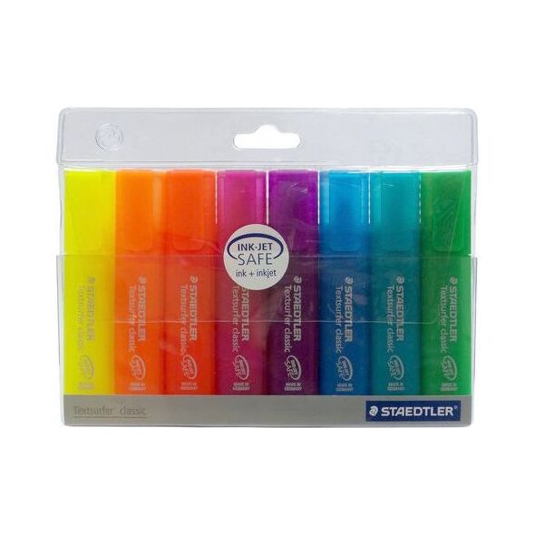 Staedtler ZakreĹ›lacz biurowy Classic 8 kolorĂłw 1240466 4007817364376