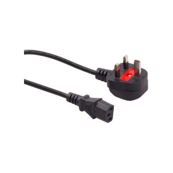 Kabel zasilający Maclean 3 pin wtyk GB, 3m (MCTV-807) 1241096 5902211102397