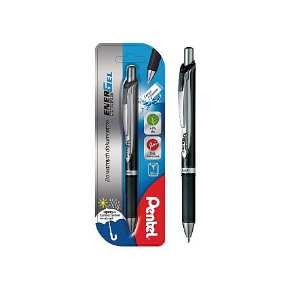 PiĂłro kulkowe EnerGel 0,7 mm czarne 1249483 5902894021381