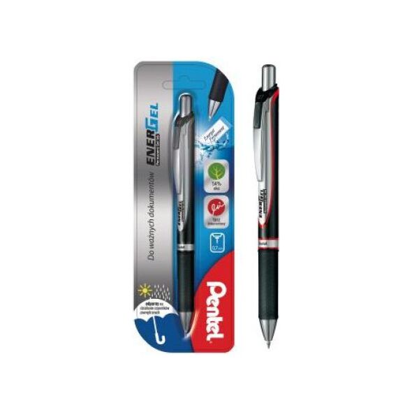 PiĂłro kulkowe EnerGel 0,7 mm czerwone 1249484 5902894021398
