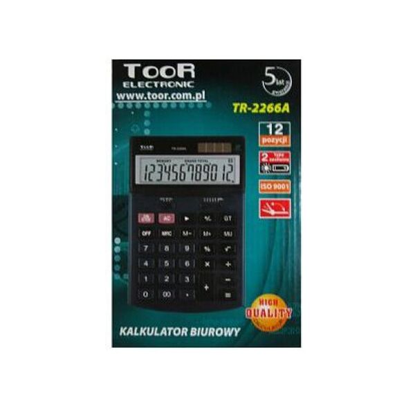 Kalkulator Toor Electronic Kalkulator TR-2266A 1295478 5903364216801