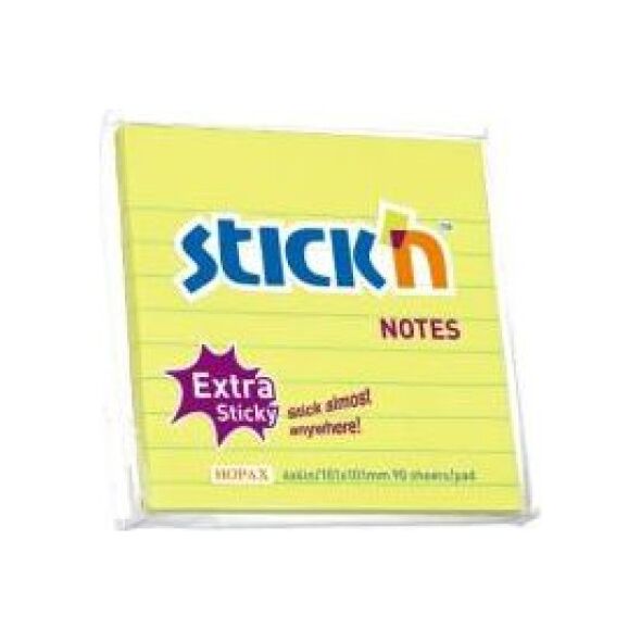 Stickn Notes samoprzylepny extra sticky linia (155264) 1411347 4712759215043
