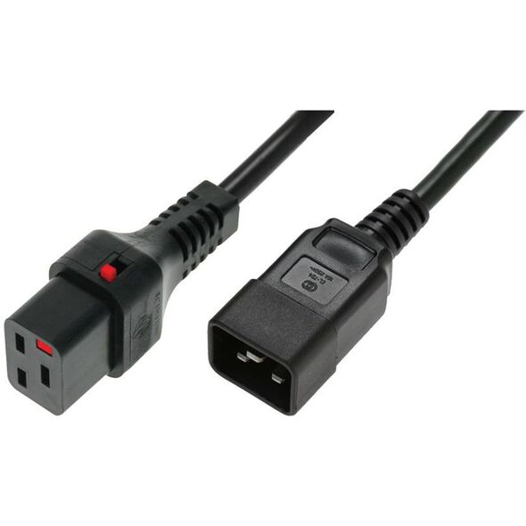 Kabel zasilający Digitus C20 - C19, 2m, czarny (IEC-PC1285) 1457241 5055290000006