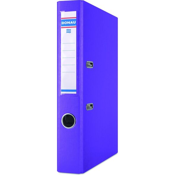 Segregator Donau Premium dźwigniowy A4 50mm fioletowy (3955001PL-23) 1466045 5901498029557