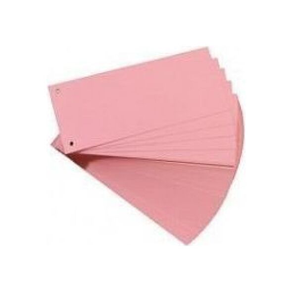 Herlitz Przekładki 1/3 A4 kartonowe różowy Eco 100szt. (214765) 1466144 4008110314778