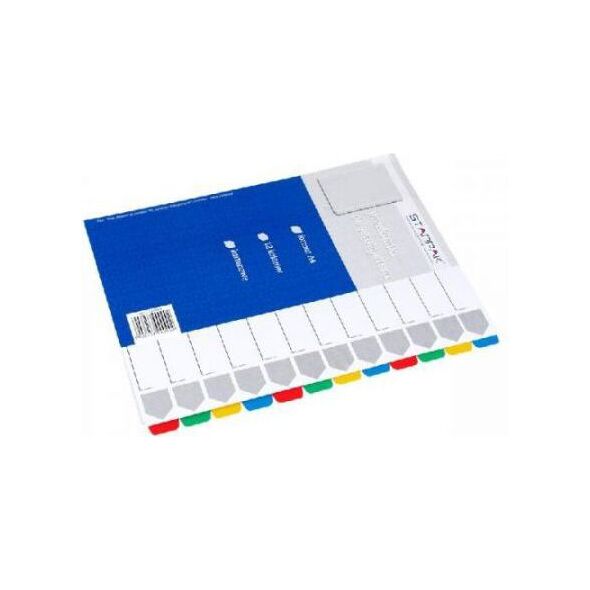 Starpak Przekładki kartonowe A412 kolorów (179874) 1472465 5906453900902