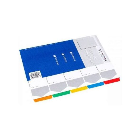 Starpak Przekładki kartonowe A4 5 kolorów (179876) 1472467 5906453900896