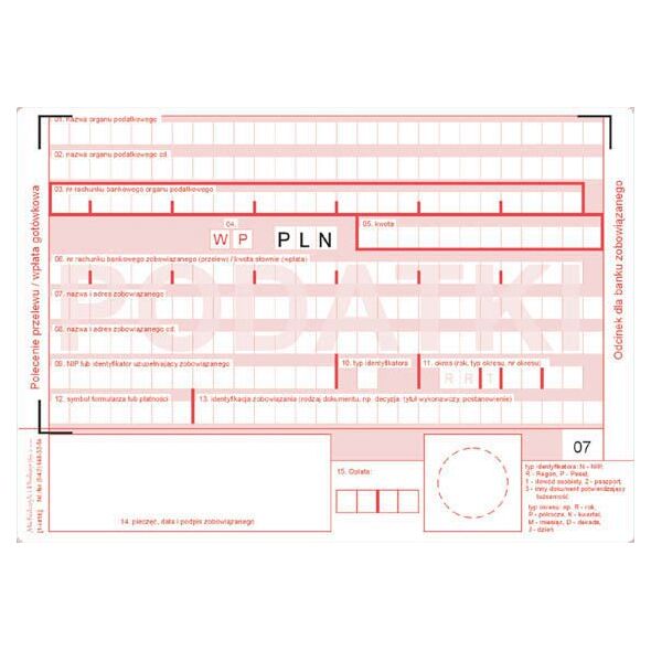 Michalczyk & Prokop D POLEC.PRZELEW.A6 2SKŁ.PODAT.471-5 DRUK POLECENIE PRZELEWU - 471-5 1475358 5906858011968