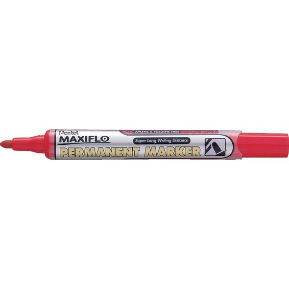 Marker permanentny Pentel NLF 50 CZERWONY (NFL50/B) 1477183 3474375050033