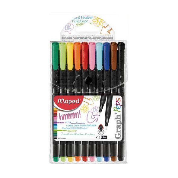 Maped Cienkopis Graph'Peps 10szt 1485697 3154147491508