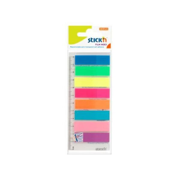 Stickn Zakładki indeks.samoprz.mix 8 kol.neon klas.z lin. (155305) 1489687 4712759213452