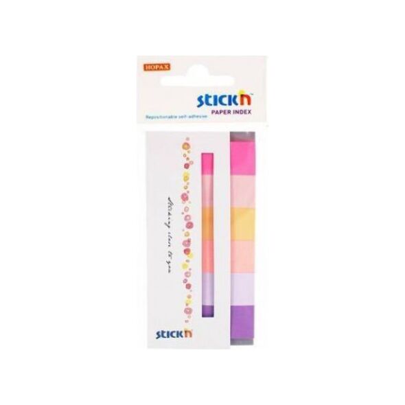Stickn Zakładki indeks. papierowe mix 6 kol. neon Spring (242345) 1489690 4712759215951