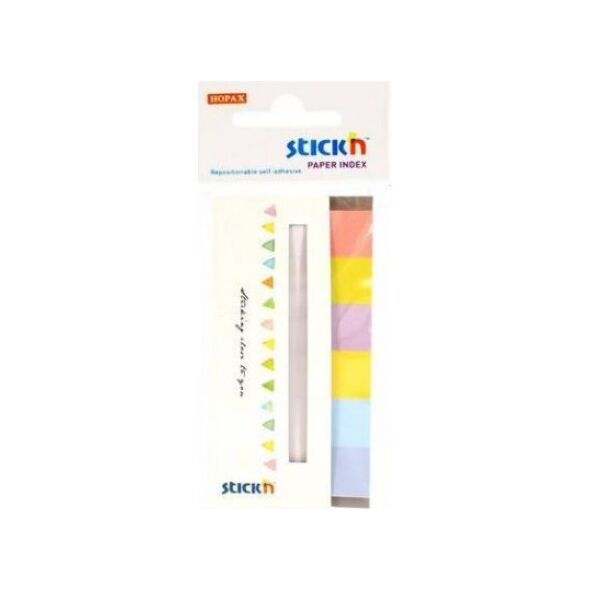 Stickn Zakładki indeks. papierowe mix 6 kol. neon Candy (242351) 1489691 4712759215999