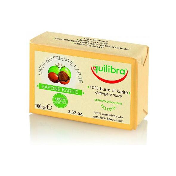 Equilibra Mydło z masłem shea 100g 1512536 8000137010950