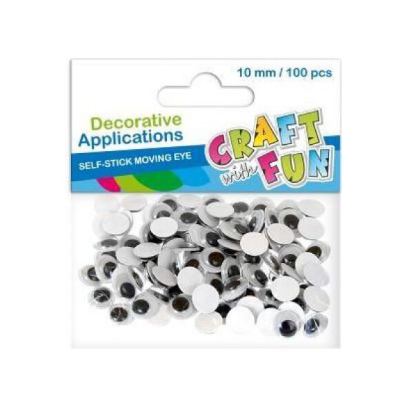 Euro Trade Oczy samoprzylepne 10mm 1516895 5902643620063