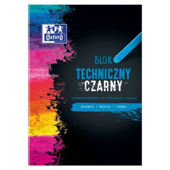Oxford Blok techniczny A3 10k czarny 1571484 5904017072621