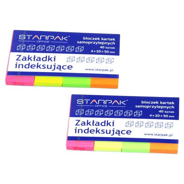 Starpak Zakładki indeksujące neon (227917 ) 1642384 5907604620359