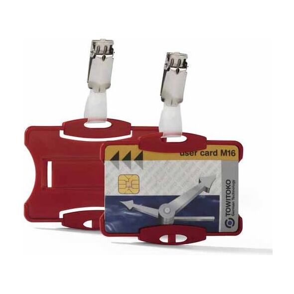 Durable Etui Durable Do Kart Identyfikacy. Czerwony Etui Do Kart (8118-03) 1679012 4005546805290