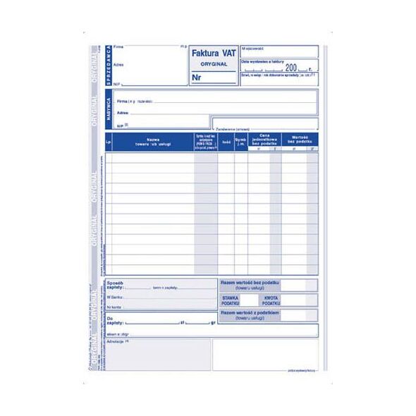 Michalczyk & Prokop Faktura 1ST VAT A5P 2SKŁ 130-3-nowa (130-3E) 1722133 5906858006520