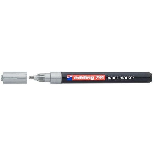 Edding Marker lakierowy, okrągła końcówka 1-2MM srebrny (791/054/S ED) 1744218 4004764837892