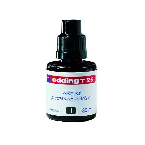Edding Tusz do markerów permanentnych 30ML czarny (T25/001/C ED) 1744361 4004764023868