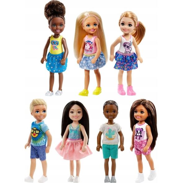 Lalka Barbie Mattel Club Chelsea - Chelsea i przyjaciółki (DWJ33) 1765534 887961382587
