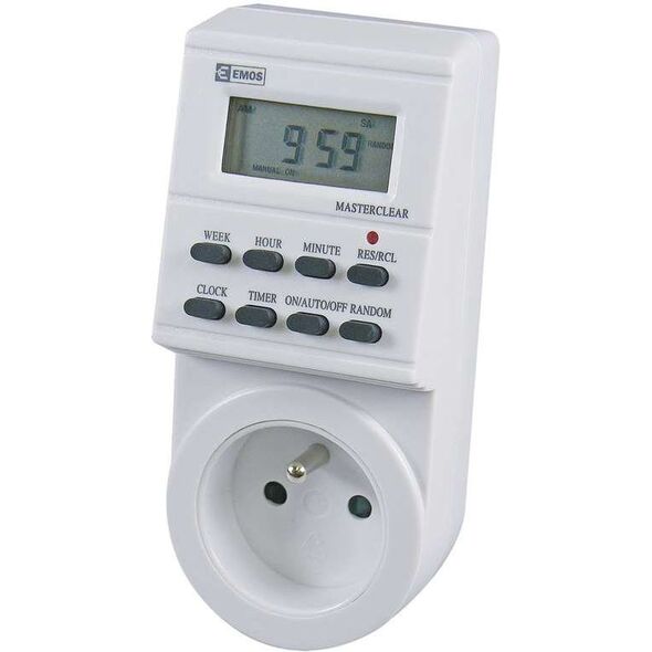 Emos Programator czasowy cyfrowy TS-EF1 (P5501) 1793927 8595025319746
