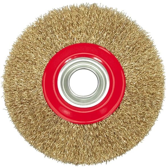 Vorel Szczotka tarczowa drut karbowany 200x15mm (06980) 3016391 5906083069802