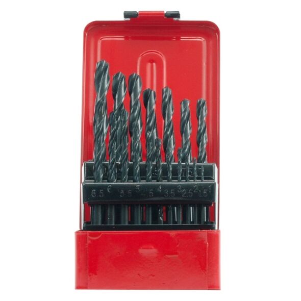 Wiertło Vorel do metalu HSS walcowe 1,5 2 7 4,5 4 5,5 5 1 3 2,5 3,5 6 10 6,5 7,5 8 8,5 9 9,5mm zestaw (22190) 3016936 5906083221903