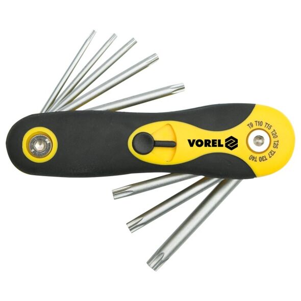 Vorel Zestaw kluczy trzpieniowych torx wielofunkcyjne T9-T40 8szt. (56507) 3017922 5906083565076
